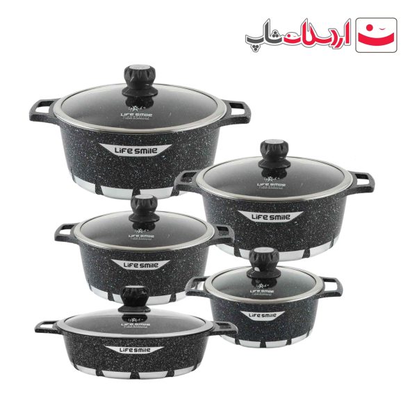 سرویس قابلمه 10 پارچ لایف اسمایل مدل FLCM